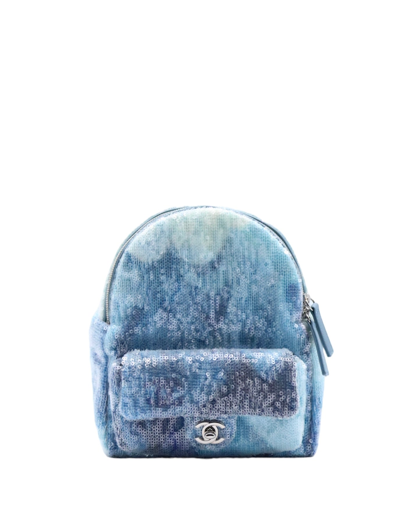 Blue sequin outlet backpack