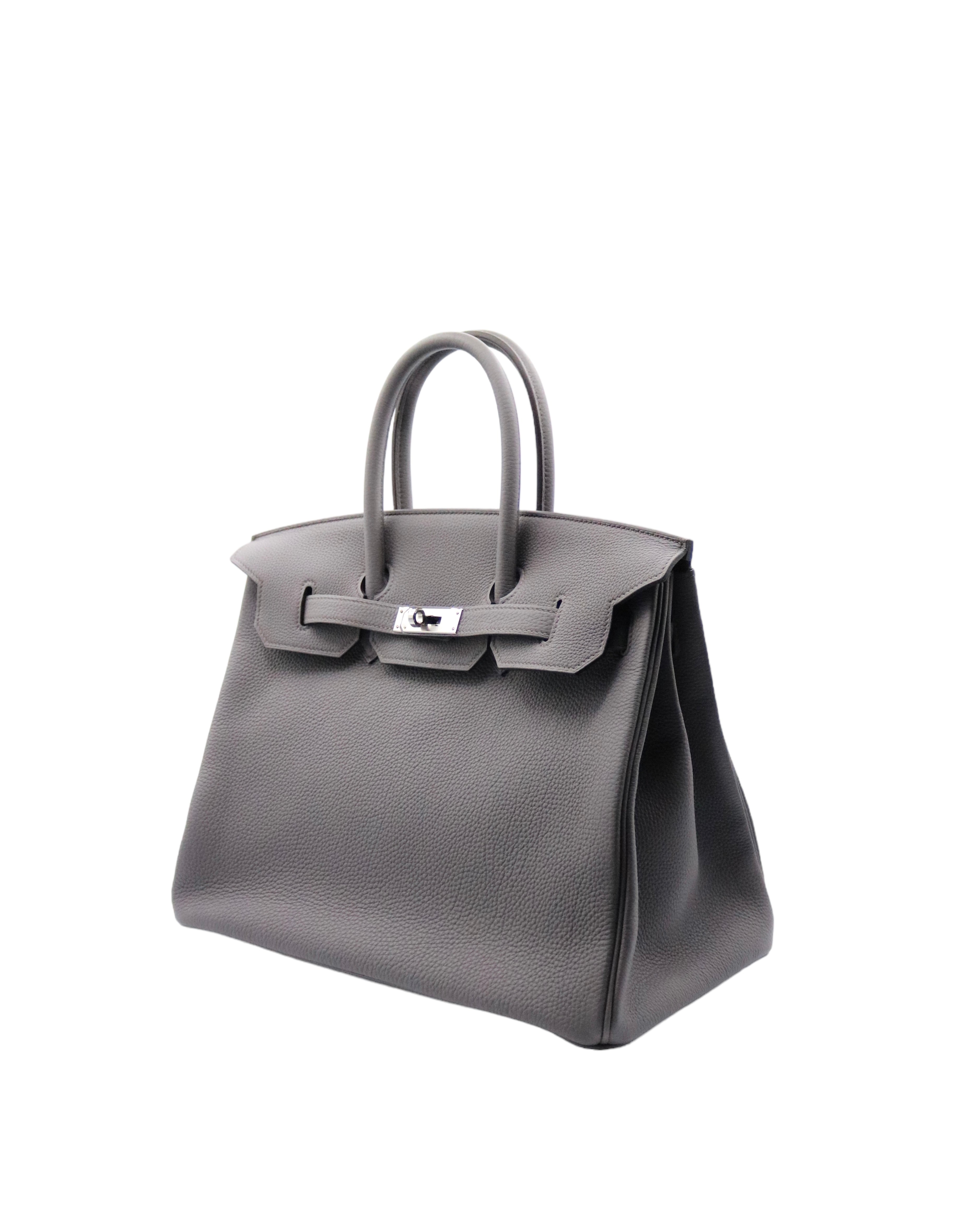 Hermès Birkin 35 Gris Etain