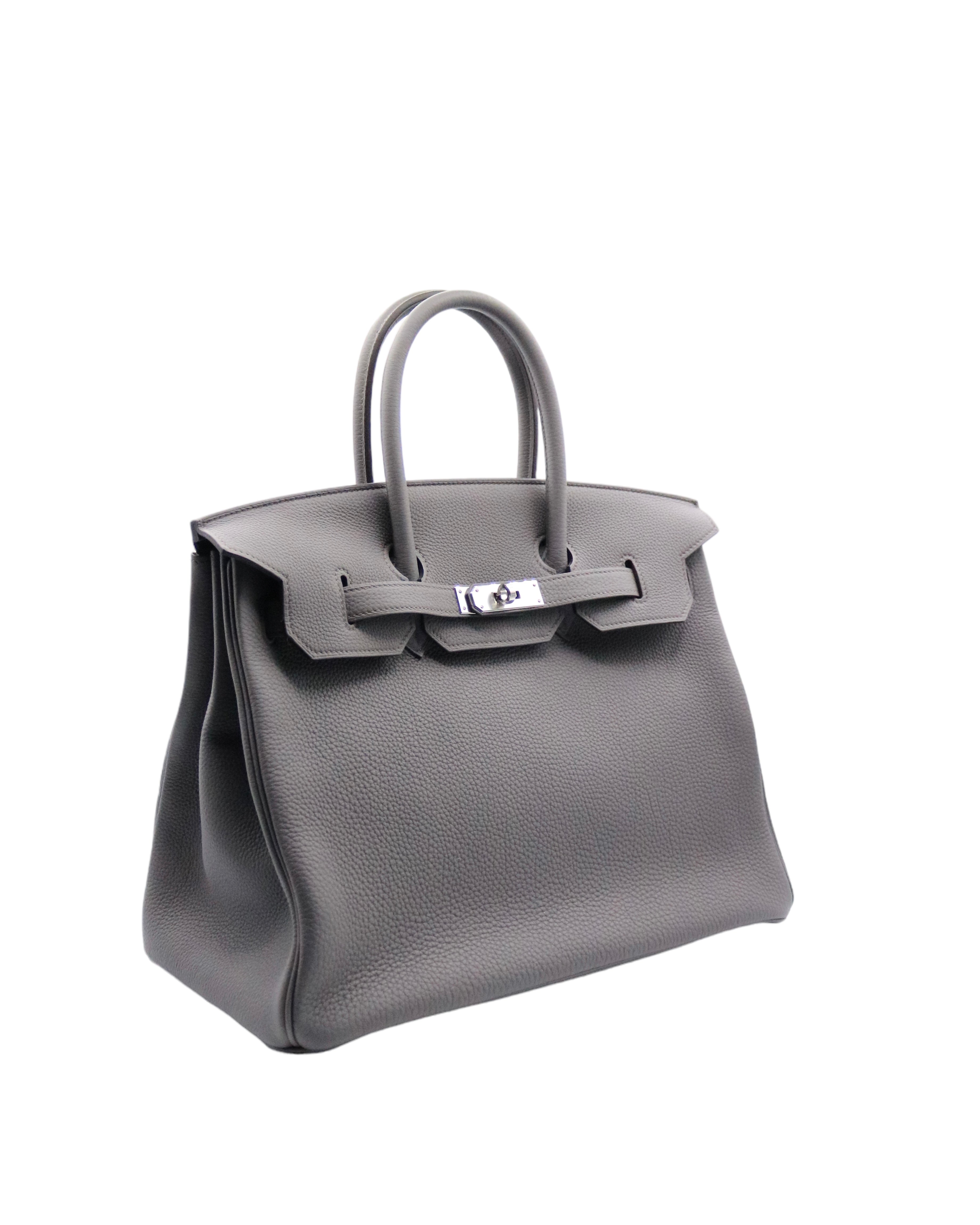 Hermès Birkin 35 Gris Etain