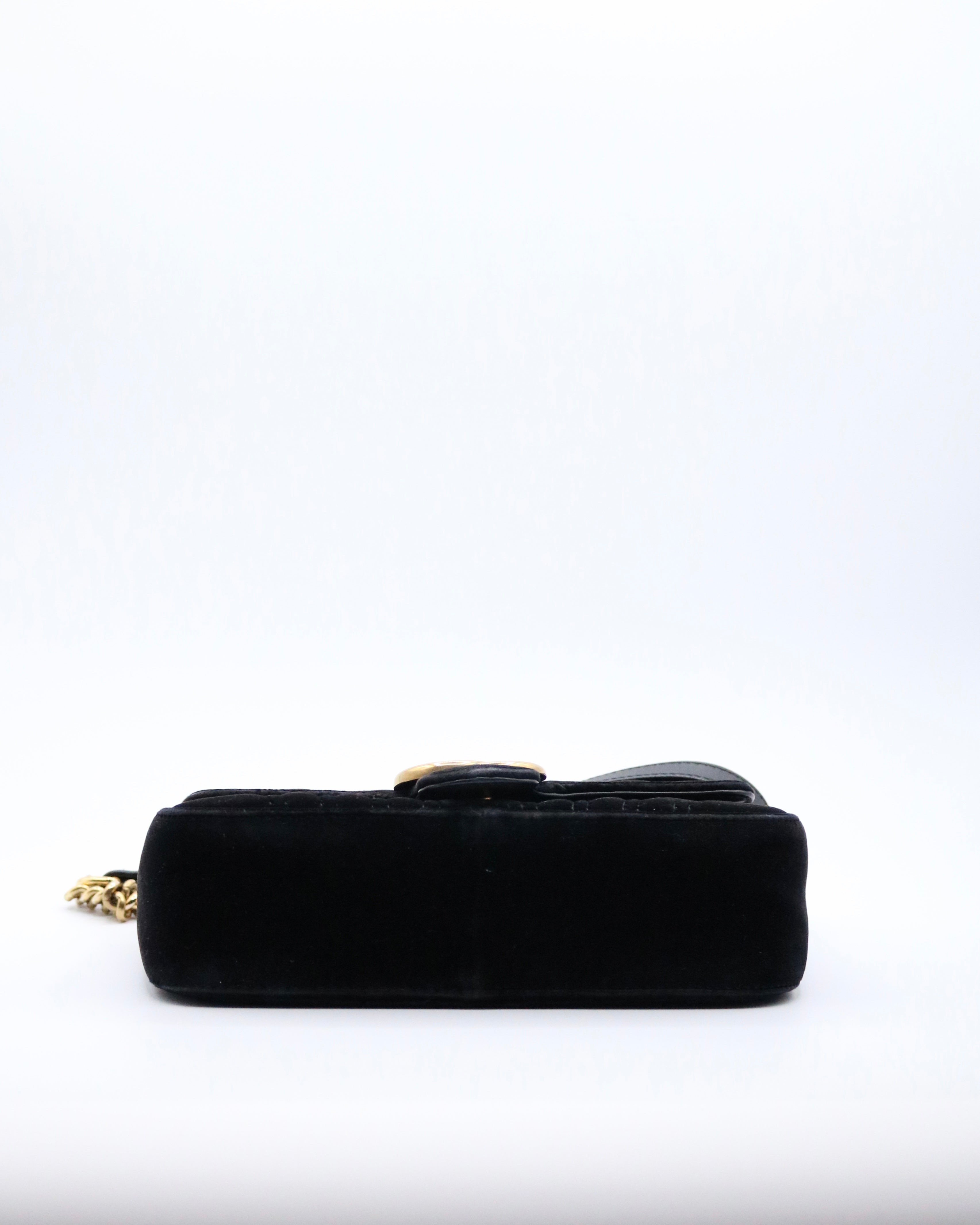 Gucci velvet discount marmont clutch bag