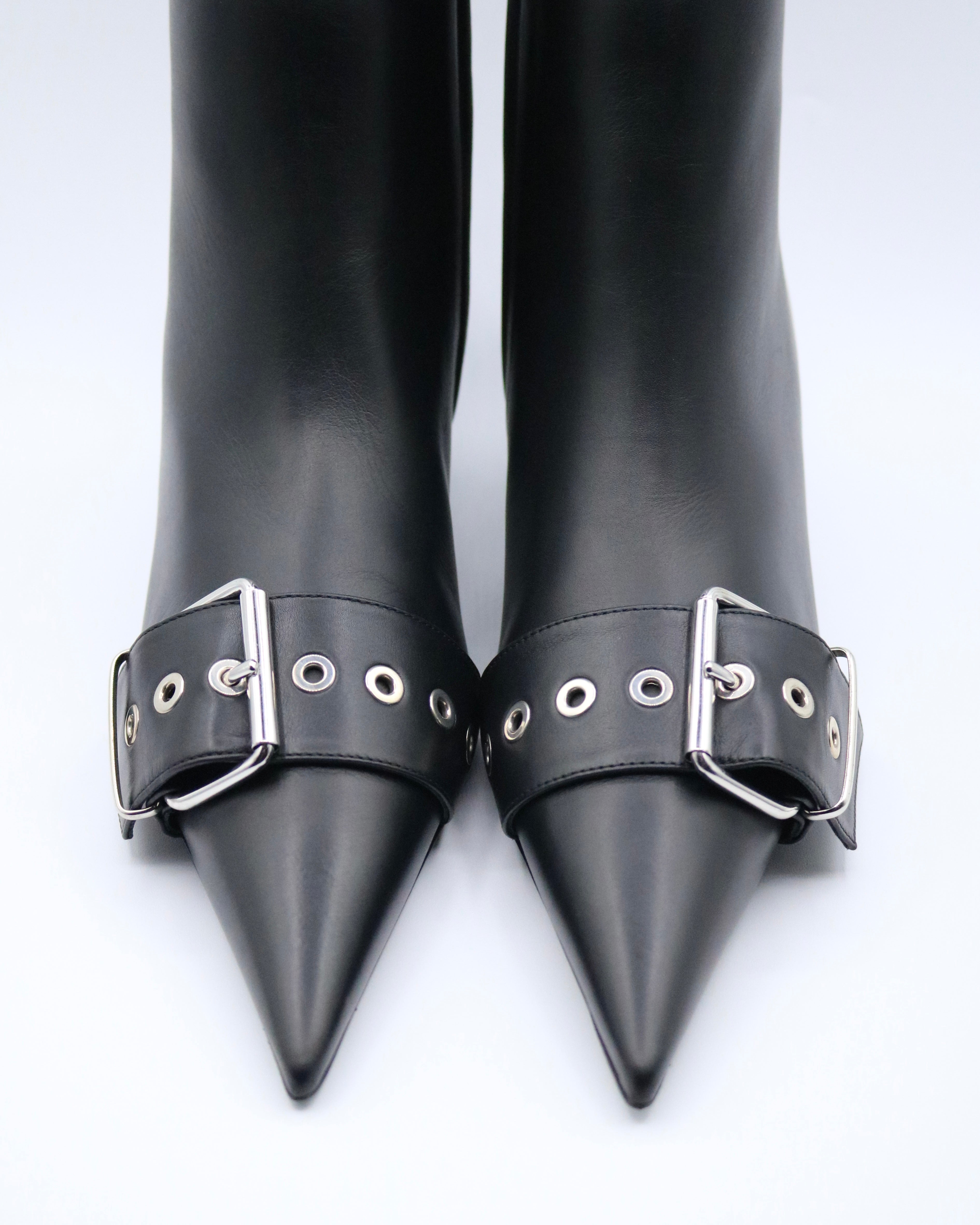 Square Knife Belt Balenciaga ankle boots